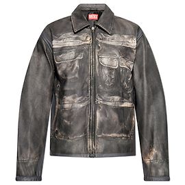 Diesel Lederjacke `L-MAYER` Braun