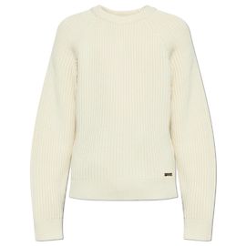 Jersey Dsquared2 de lana cuello redondo crema Blanco Crudo