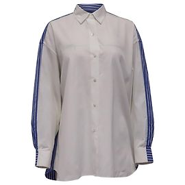 Theory Oversized Combo Shirt in Multicolor Cotton Multiple colors