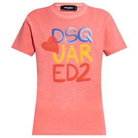 Dsquared2 T-shirt capsule `Summer Lovers` Rosa
