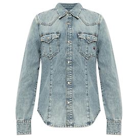 Diesel Jeanshemd 'DE-WAVES' Blau Hellblau
