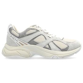 Michael Kors Leo Sneakers Grau Leder Grau