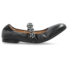 Sapatilhas Poppy Stuart Weitzman em couro preto Preto