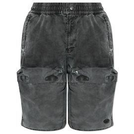 Shorts Diesel S-RIDE-Q2 Cinza de Algodão Cinza