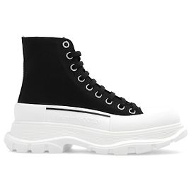 Alexander McQueen High-Top-Sneaker Schwarz Schwarz