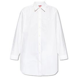 Diesel Vestido camisa `D-DALIS` Branco