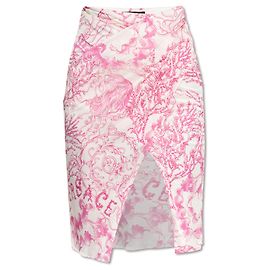 Versace Rock mit `Underwater Barocco`-Print Pink