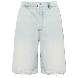 Alexander McQueen Denim Shorts Hellblau Blau Hellblau