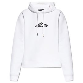 Dsquared2 Hoodie aus weißer Baumwolle Weiß