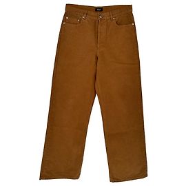 Apc Vaqueros A.P.C. Aaron Straight-Leg en algodón marrón Castaño Roja