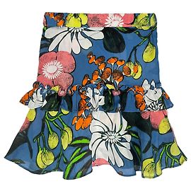 Mini-jupe Marni à imprimé floral en viscose multicolore Multicolore