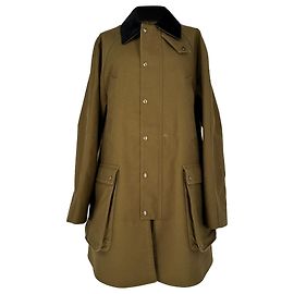 Chaqueta Utility Trapeze Loewe en algodón olive Verde Verde oliva
