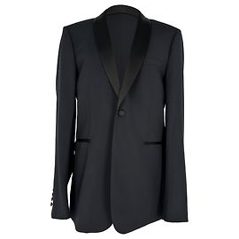 Blazer monopetto Sandro in lana nera Nero