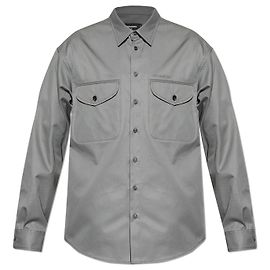 Dsquared2 Hemd mit gesticktem Logo Grau