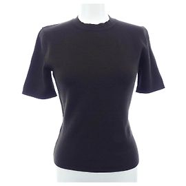 Top de malha Fendi marrom Marrom