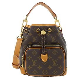 Saco de Ombro Louis Vuitton Noe Cargo Monogram Marrom