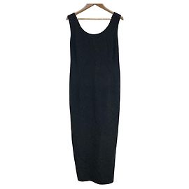Autre Marque Jurgen Lehl langes Kleid Braun