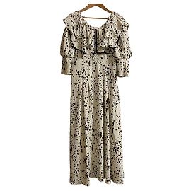 Autre Marque Snidel Geometric Dot Kleid Andere Roh
