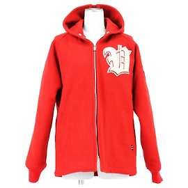 Autre Marque VAN Melton Wollmantel Rot