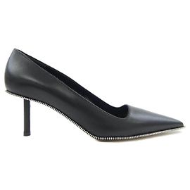 Autre Marque PAUL ANDREW Leather Pumps Black