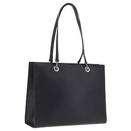 Cartier PANTHERE Tote Bag Leather Black Silver Altro
