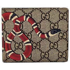 Gucci Cartera GG Supreme Snake Multicolor