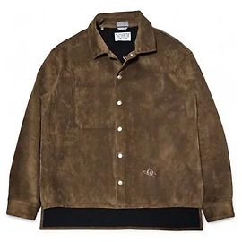 Dior Suede Overshirt Jacket Brown Men's Jacket Brown