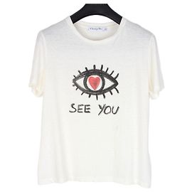 Dior CAMISETA DE JERSEY DE ALGODÓN Multicolor