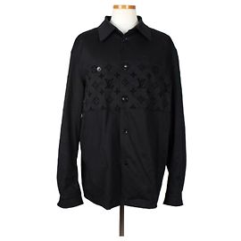 Louis Vuitton Giacca overshirt monogram flock XL Multicolore