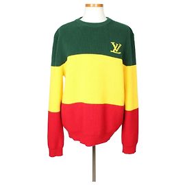 Louis Vuitton Jamaican Stripe Knit Strickpullover Mehrfarben
