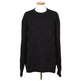 Louis Vuitton Maille Col Rond Damier XXL Noir