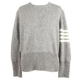 Thom Browne Diagonal Armband Pullover Knit Brown