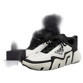 Prada Sneakers Techno Black White Bianco