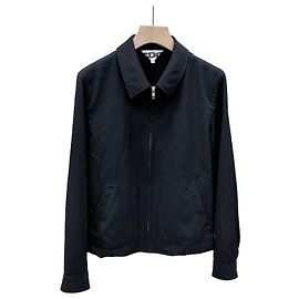 Comme Des Garcons Wool Gabardine Bomber Jacket Black Black