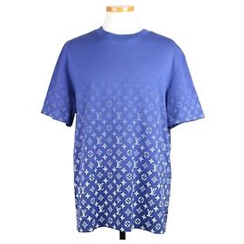 Louis Vuitton Monogram Gradient T-Shirt Blue XL Blue