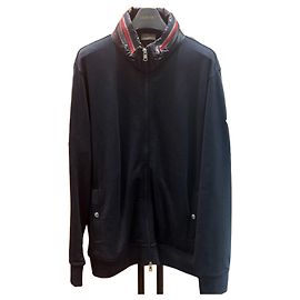 Moncler Giacca con zip Navy XXL Blu