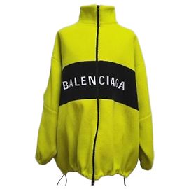 Balenciaga Logo Zip Up Jacket Neon Multiple colors