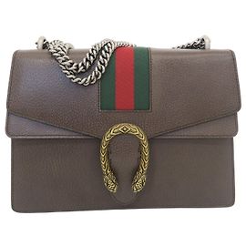 Gucci Sac à épaule Dionysus Medium Chain Marron