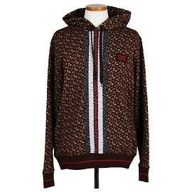Burberry Stripe Monogram Hoodie Braun