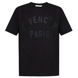 Givenchy Black Cotton Short Sleeve T-Shirt Black