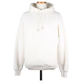 Dior Oblique Terry Jacquard Hoodie White XXS Weiß