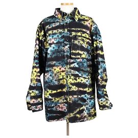 Camicia in denim tie-dye Louis Vuitton Multicolore