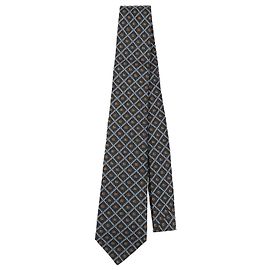 Cravate Gucci Double G Check en soie Multicolore