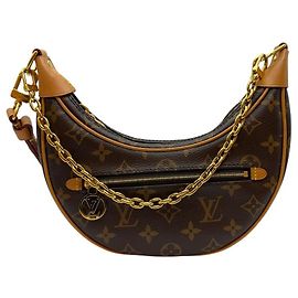 Louis Vuitton Borsa Hobo Monogram Loop Marrone
