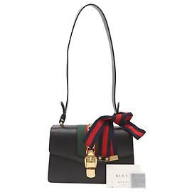 Gucci Picca borsa tote a spalla nera Nero