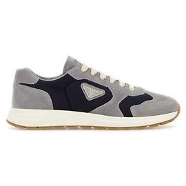 Prada Sneakers in camoscio e Re-Nylon LOW Marrone
