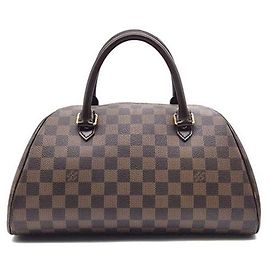 Louis Vuitton Damier Ribera MM Bolsa Tote Marrom Marrom