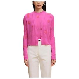 Hermès Leichter Cardigan mit langen Ärmeln Pink