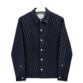 Dior Sobrecamisa de terciopelo mezcla de algodón Negro