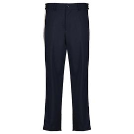 Moncler Tailored Cotton Blend Pants Blue
